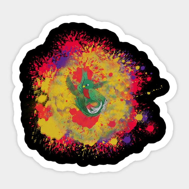 parrot bird colorsplash design Sticker by Jakavonis